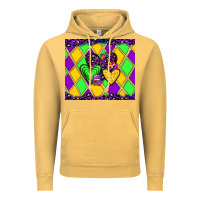 Vintage Mustard mardi gras hearts Vintage Hoodie - JahusDesignShop