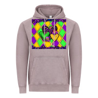 Vintage Zinc mardi gras hearts Vintage Hoodie - JahusDesignShop