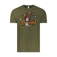 Vintage Olive Witch Please Vintage Tee - CowhideDigitalArt
