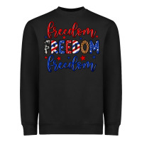 Black Freedom freedom freedom Heavyweight Sweatshirt - Neo Western
