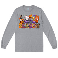Heather Grey tis the season basketball Long Sleeve Tee - Jasminsmagicworld
