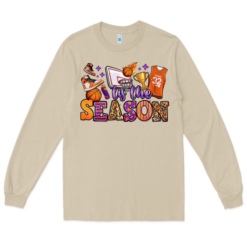 Tis The Season Basketball Long Sleeve Tee by Jasminsmagicworld | Teevron