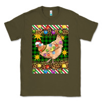 Army Green Christmas Chicken Classic Tee - Artiststas