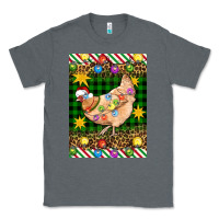 Charcoal Heather Christmas Chicken Classic Tee - Artiststas