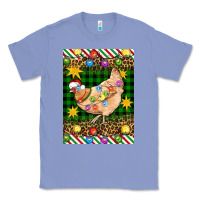 Colony Blue Christmas Chicken Classic Tee - Artiststas