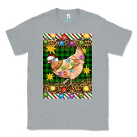 Heather Grey Christmas Chicken Classic Tee - Artiststas