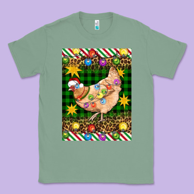 Christmas Chicken Classic Tee Designed By Artiststas