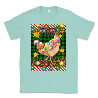 Seafoam Christmas Chicken Classic Tee - Artiststas