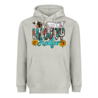 Moon Dust western howdy heifer Heavyweight Hoodie - NancyCooperArtShop
