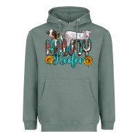 Western Howdy Heifer Heavyweight Hoodie | Teevron