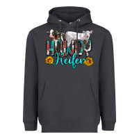 Smoke western howdy heifer Heavyweight Hoodie - NancyCooperArtShop