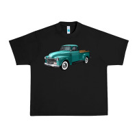 Black western truck left 34 view Urban Heavy Tee - FaDigitalArtStudio