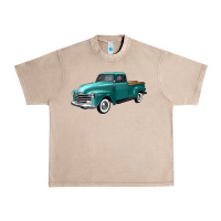 French Oak western truck left 34 view Urban Heavy Tee - FaDigitalArtStudio
