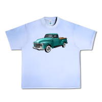 Grape Ice western truck left 34 view Urban Heavy Tee - FaDigitalArtStudio