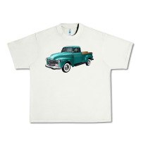 Pistachio western truck left 34 view Urban Heavy Tee - FaDigitalArtStudio