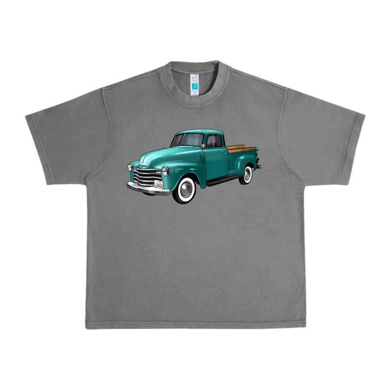 Western Truck Left 34 View Urban Heavy Tee by FaDigitalArtStudio | Teevron