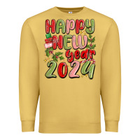 Antique Gold happy new year 2024 Premium Sweatshirt - MaliasSmallBusiness