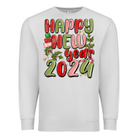 Dove Grey happy new year 2024 Premium Sweatshirt - MaliasSmallBusiness