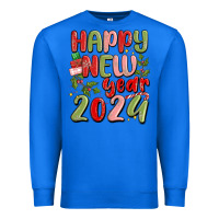 True Royal happy new year 2024 Premium Sweatshirt - MaliasSmallBusiness