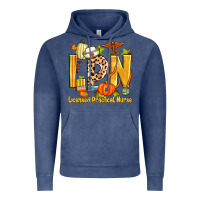 Vintage Denim fall lpn licensed practical nurse Vintage Hoodie - Zillion Design Studio