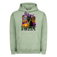 Pigment Oil Green Stay Sweet Urban Hoodie - texasbilliewilder