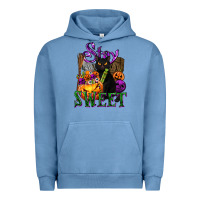 Pigment Pebble Blue Stay Sweet Urban Hoodie - texasbilliewilder