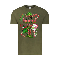Vintage Olive im the nurse elf Vintage Tee - FaDigitalArtStudio