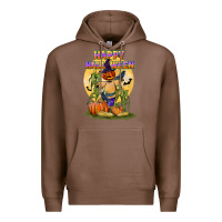 Chestnut happy halloween Premium Hoodie - LillyAllenDesigns