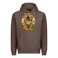 Coffee happy halloween Premium Hoodie - LillyAllenDesigns