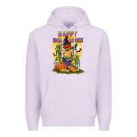 Lilac happy halloween Premium Hoodie - LillyAllenDesigns