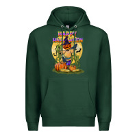 Sports Green happy halloween Premium Hoodie - LillyAllenDesigns