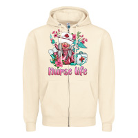 Sandshell nurse gnomies nurse  life spring Zipper Hoodie - BarkalooDesign