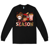 Black tis the season baseball Long Sleeve Tee - Jasminsmagicworld