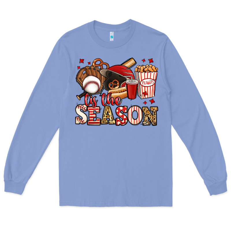 Tis The Season Baseball Long Sleeve Tee by Jasminsmagicworld | Teevron