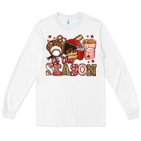 White tis the season baseball Long Sleeve Tee - Jasminsmagicworld