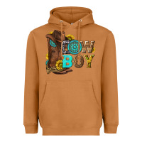 Meerkat western cowboy Heavyweight Hoodie - NancyCooperArtShop