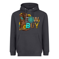 Smoke western cowboy Heavyweight Hoodie - NancyCooperArtShop