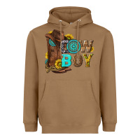 Toasted Coconut western cowboy Heavyweight Hoodie - NancyCooperArtShop