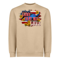 Mushroom Land that we love 4th of july Heavyweight Sweatshirt - CowGirlArtShop