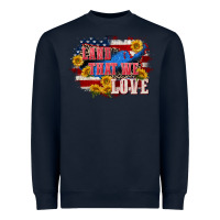 Land That We Love 4th Of July Heavyweight Sweatshirt | Teevron