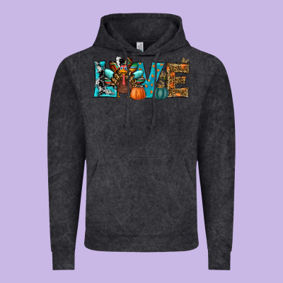 Love Thanksgivings Turkey Vintage Hoodie Designed By Ranaportraitstore