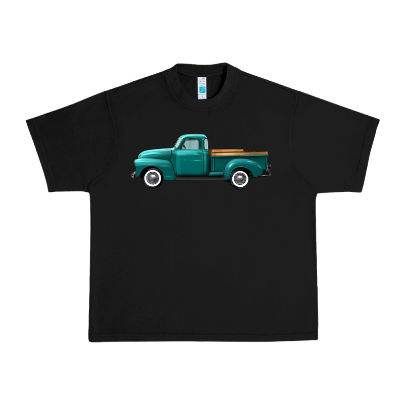 Western Truck Left Side View Urban Heavy Tee by FaDigitalArtStudio | Teevron