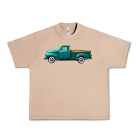 Burro western truck left side view Urban Heavy Tee - FaDigitalArtStudio