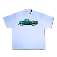 Grape Ice western truck left side view Urban Heavy Tee - FaDigitalArtStudio