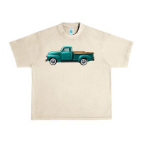 Sandshell western truck left side view Urban Heavy Tee - FaDigitalArtStudio