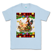 Dusty Blue Christmas coop animals Classic Tee - Artiststas
