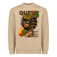 Mushroom afro queen juneteenth Heavyweight Sweatshirt - HRA Design Shop