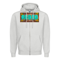 Dove Grey western rodeo sunflowers weapon  license plate template Zipper Hoodie - BarkalooDesign