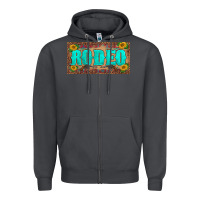 Smoke western rodeo sunflowers weapon  license plate template Zipper Hoodie - BarkalooDesign