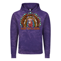 Cloud Purple gobble till you wobble thanksgiving rainbow Vintage Hoodie - RanaPortraitStore